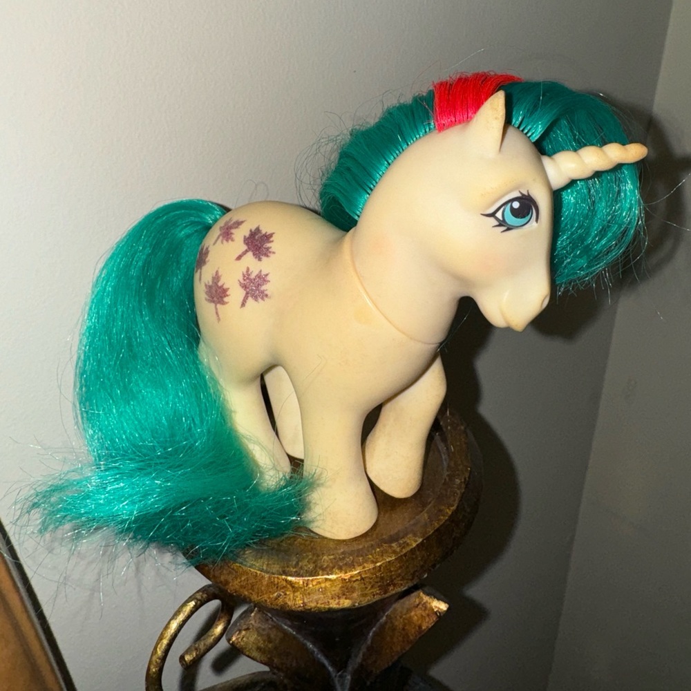 My Little Pony MLP Hasbro Vintage G1 Unicorn Maple Leaf Gusty